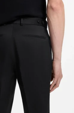 Slim-Fit Hose aus waschmaschinenfester Stretch-Baumwolle
