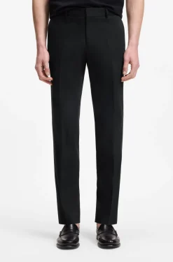 Slim-Fit Hose aus waschmaschinenfester Stretch-Baumwolle