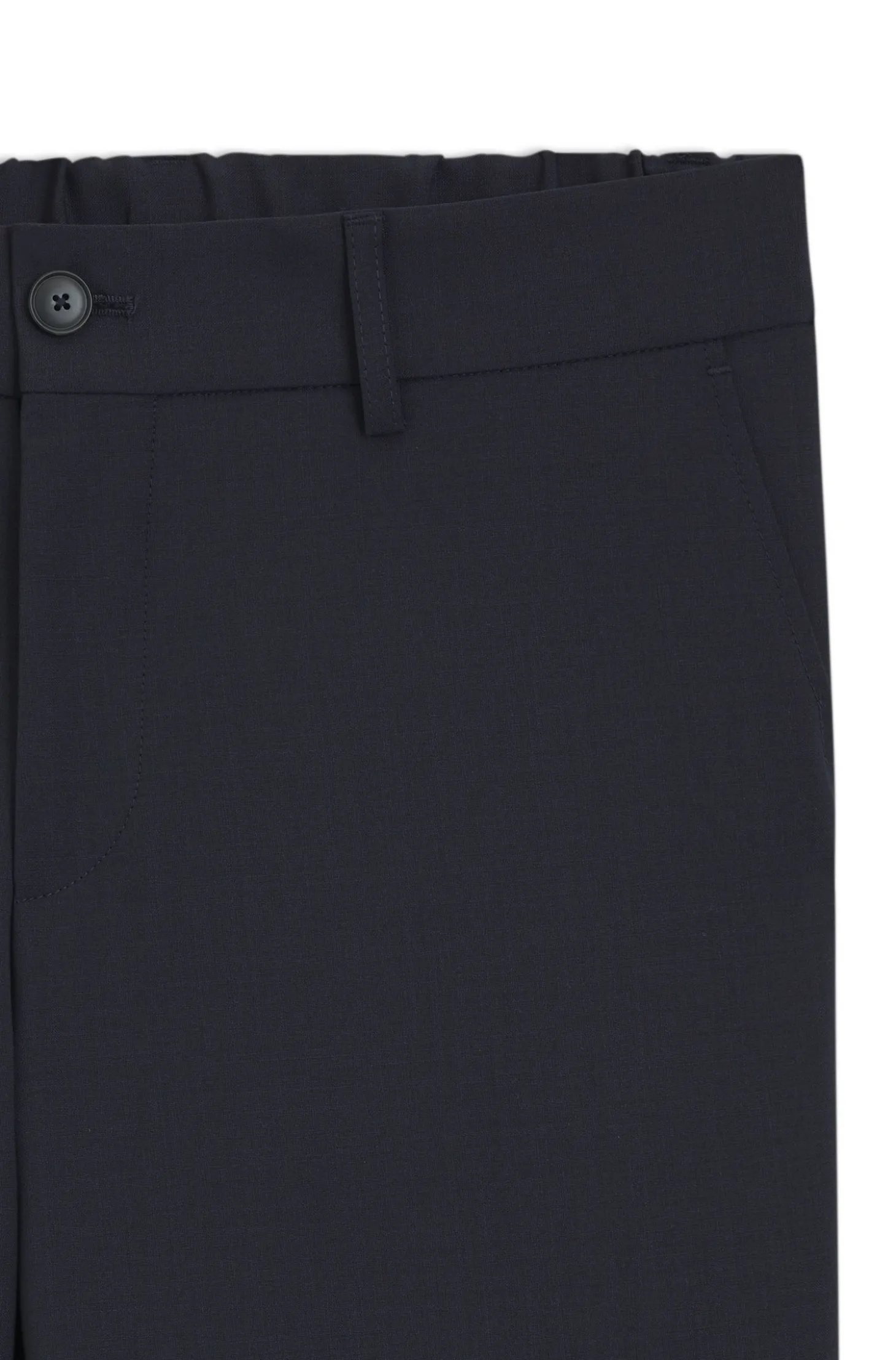 Slim-Fit Hose aus waschmaschinenfestem funktionalem Stretch-Gewebe