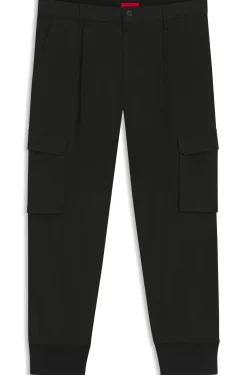 Slim-Fit Hose mit Cargo-Taschen