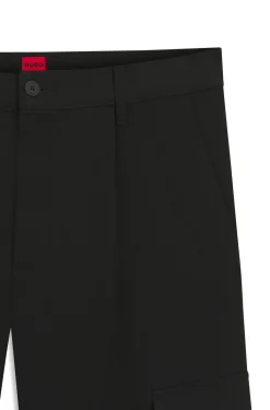 Slim-Fit Hose mit Cargo-Taschen