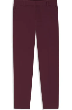 Slim-Fit Hose mit Reißverschluss am Saum