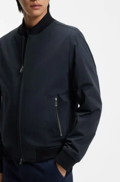 Slim-Fit Jacke aus Performance-Stretch-Jersey