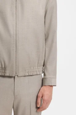 Slim-Fit Jacke aus Stretch-Twill