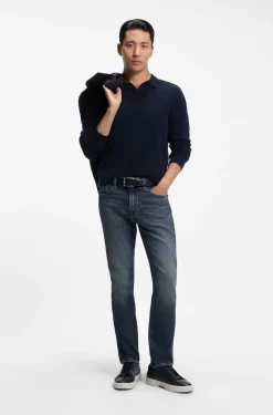 Slim-Fit Jeans aus italienischem Comfort-Stretch-Denim