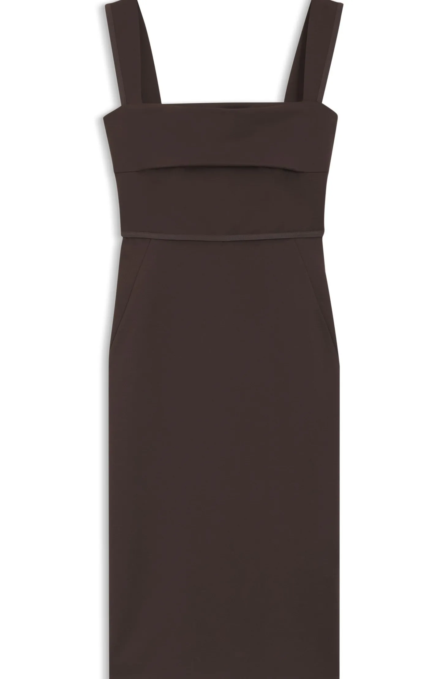 Slim-Fit Jersey-Kleid mit Lagen-Detail