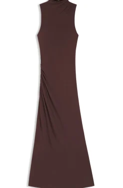 Slim-Fit Jersey-Kleid mit Raffungen