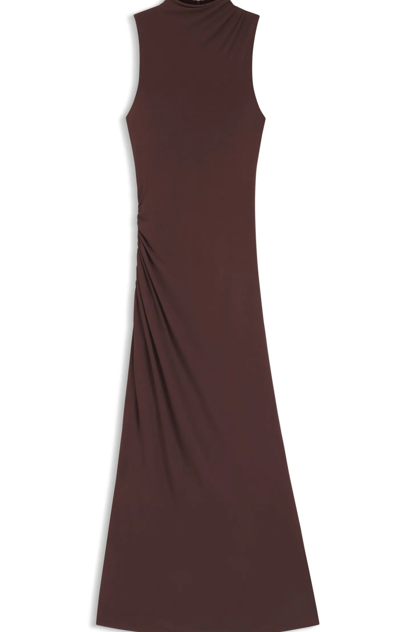 Slim-Fit Jersey-Kleid mit Raffungen