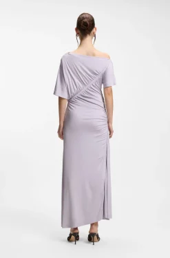 Slim-Fit Kleid mit gerafften Details