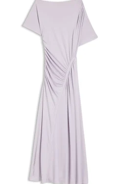 Slim-Fit Kleid mit gerafften Details