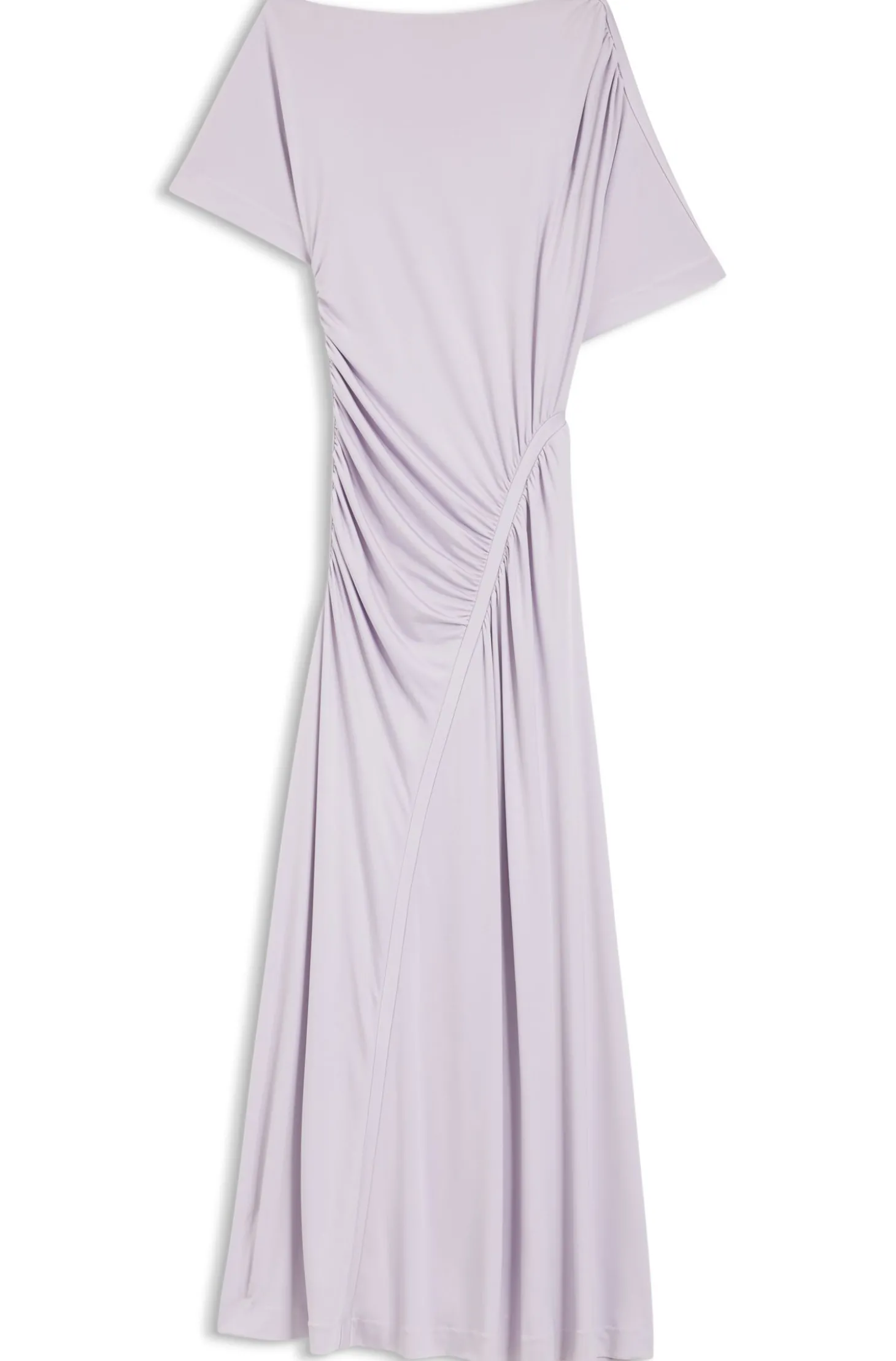 Slim-Fit Kleid mit gerafften Details