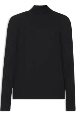 Slim-Fit Longsleeve aus Stretch-Baumwolle mit Logo-Print