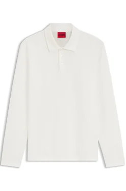 Slim-Fit Poloshirt aus merzerisierter Baumwolle