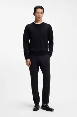 Slim-Fit Pullover aus Merinowolle