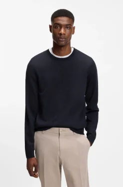 Slim-Fit Pullover aus Merinowolle
