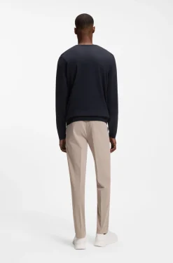 Slim-Fit Pullover aus Merinowolle
