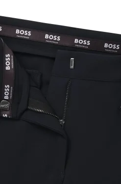 Slim-Fit Reithose mit Kniebesatz