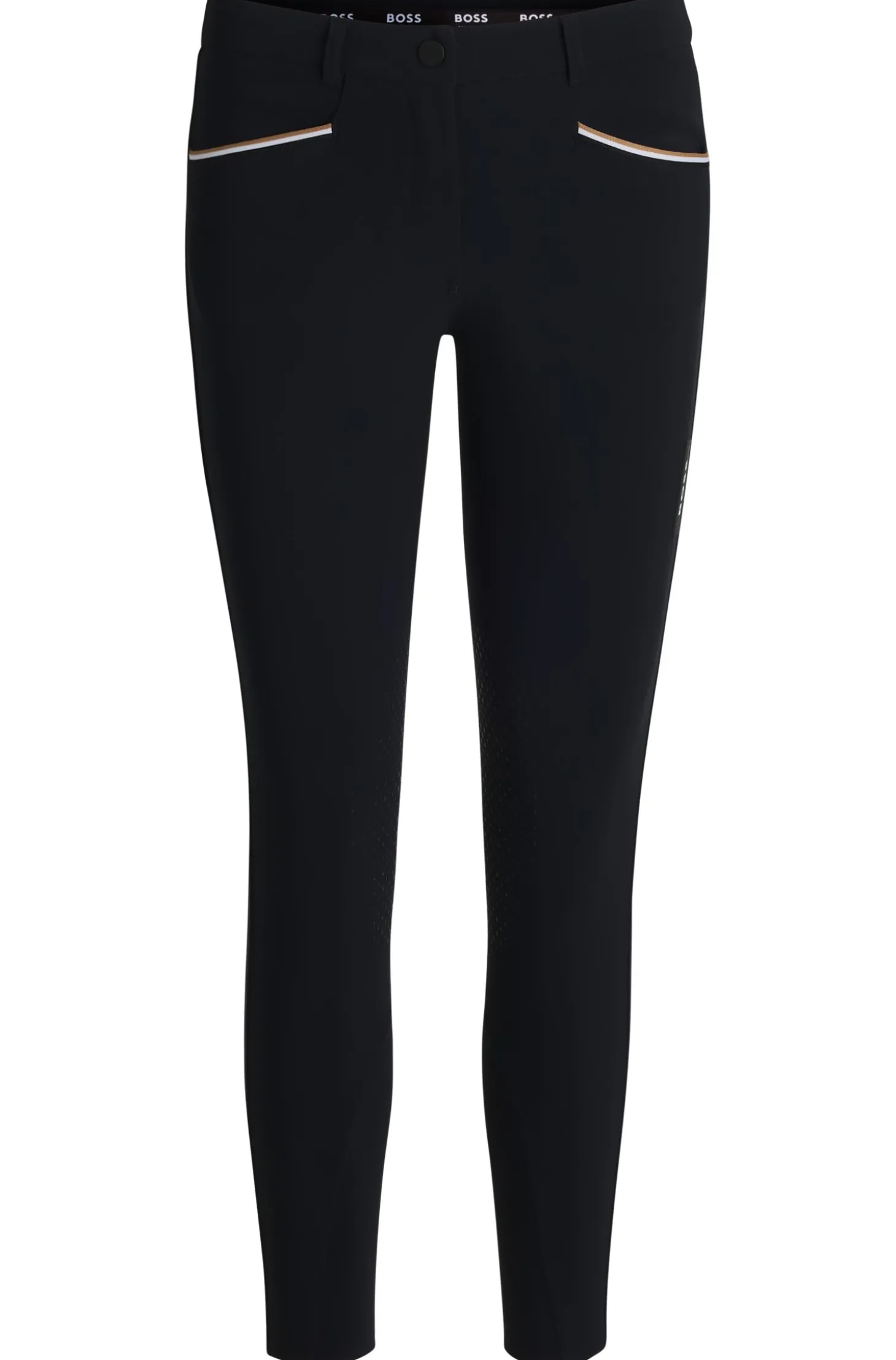 Slim-Fit Reithose mit Kniebesatz