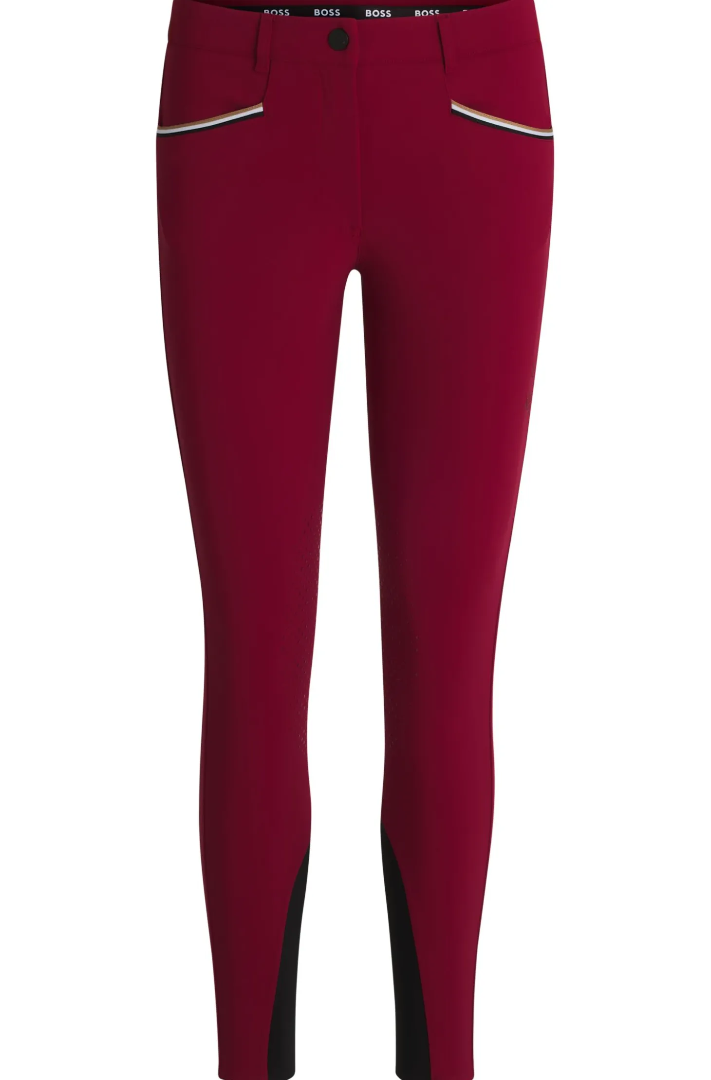 Slim-Fit Reithose mit Kniebesatz