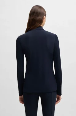 Slim-Fit Reitsport-Trainingsshirt aus Super-Stretch-Gewebe
