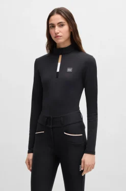 Slim-Fit Reitsport-Trainingsshirt aus Super-Stretch-Gewebe