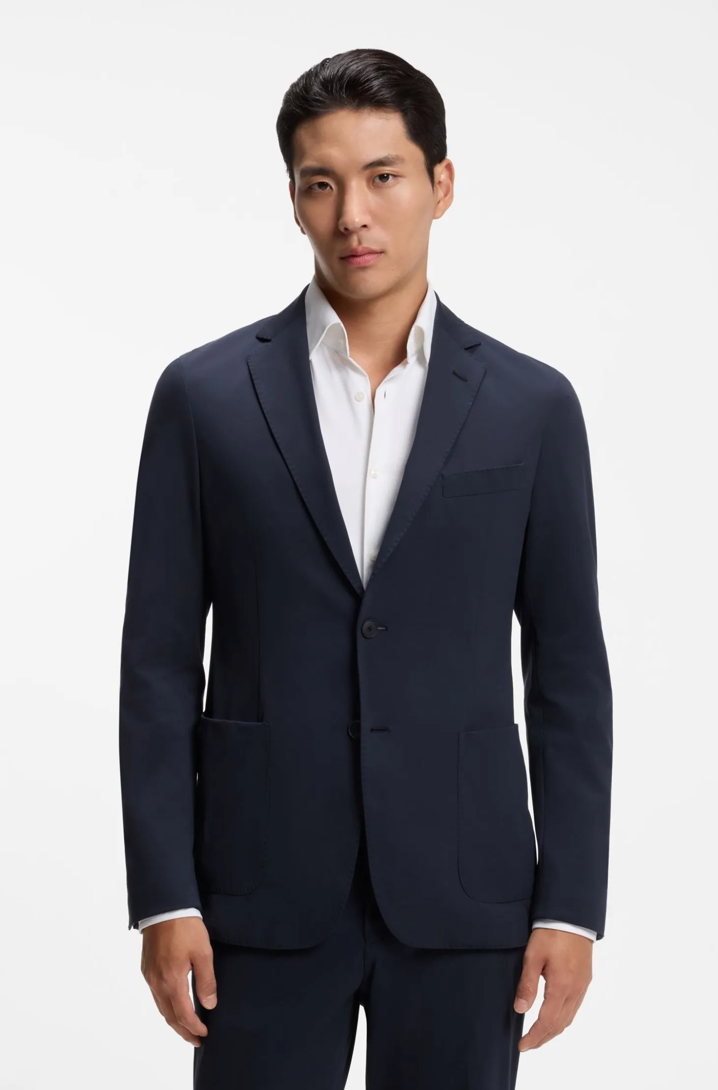 Slim-Fit Sakko aus Performance-Stretch-Jersey