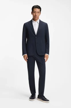 Slim-Fit Sakko aus Performance-Stretch-Gewebe