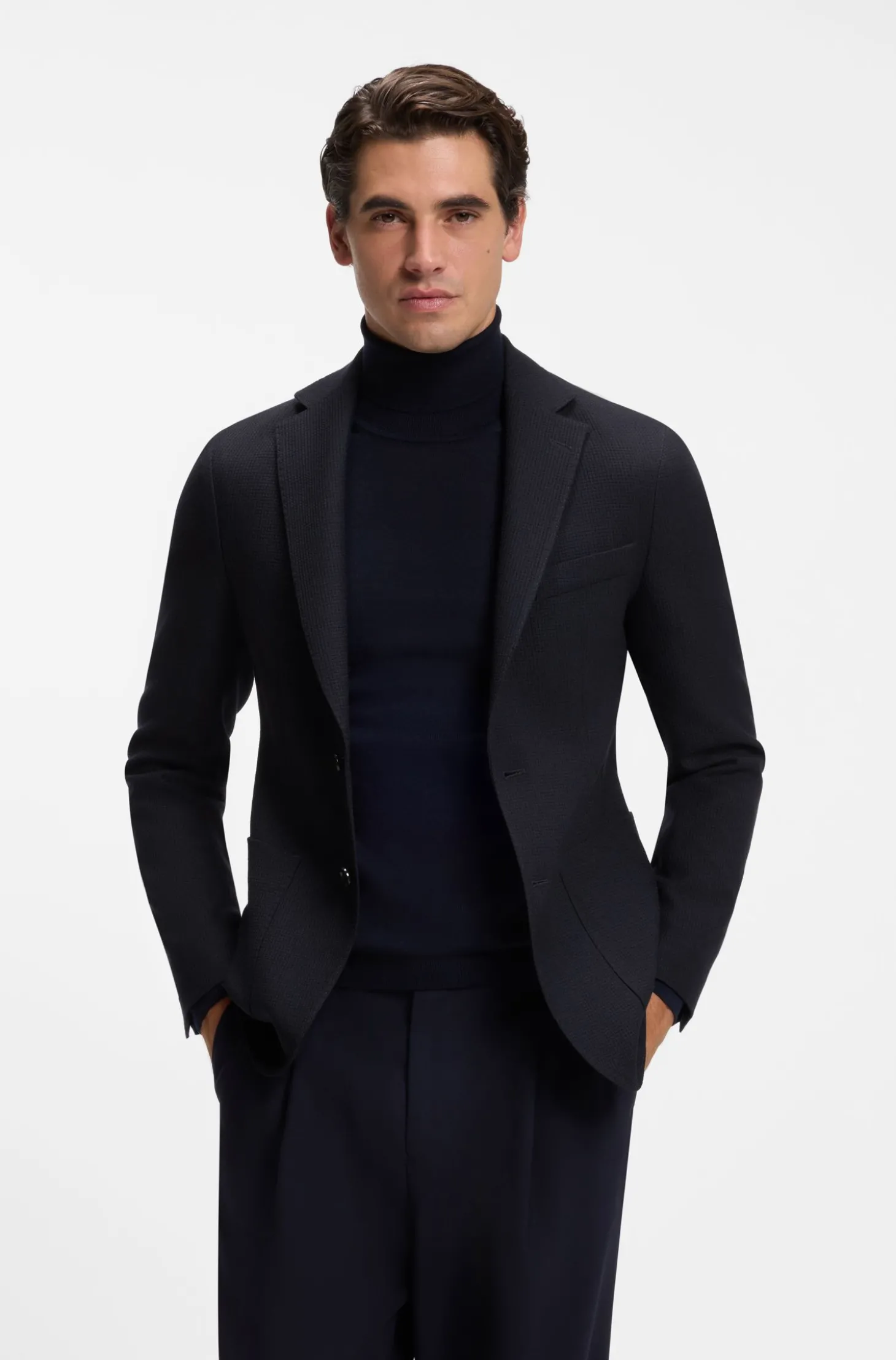 Slim-Fit Sakko aus Schurwolle