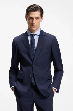 Slim-Fit Sakko aus Schurwolle