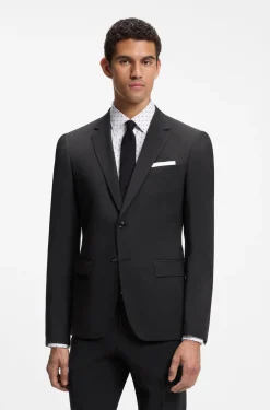 Slim-Fit Sakko aus Schurwolle