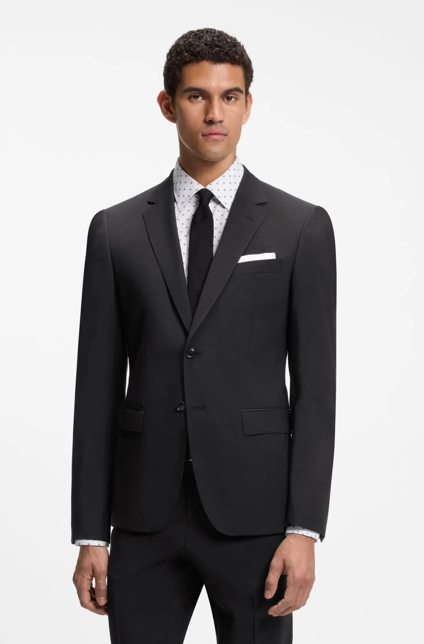 Slim-Fit Sakko aus Schurwolle
