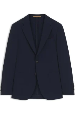 Slim-Fit Sakko aus Schurwoll-Mix mit Seide