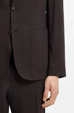 Slim-Fit Sakko aus waschbarem Tech-Leinen