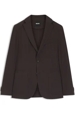 Slim-Fit Sakko aus waschbarem Tech-Leinen