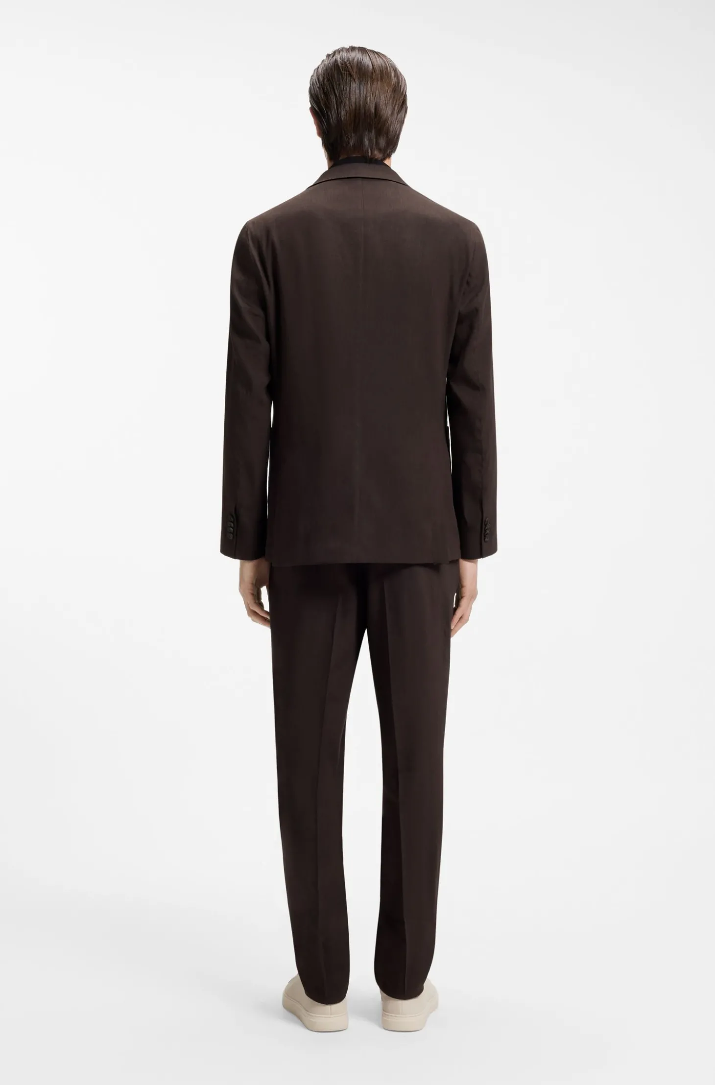 Slim-Fit Sakko aus waschbarem Tech-Leinen