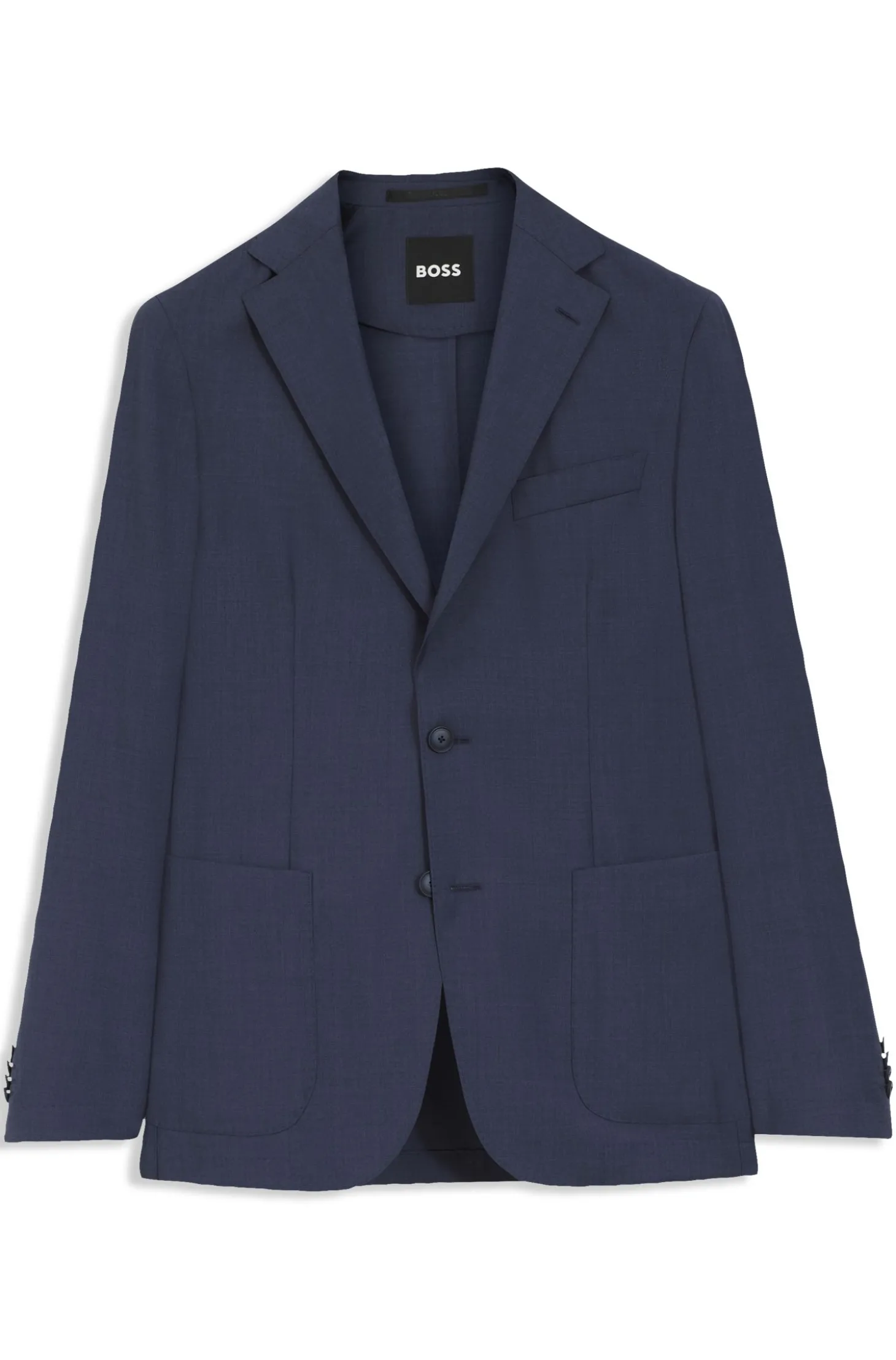 Slim-Fit Sakko aus waschbarer AirWool
