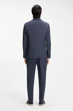 Slim-Fit Sakko aus waschbarer AirWool