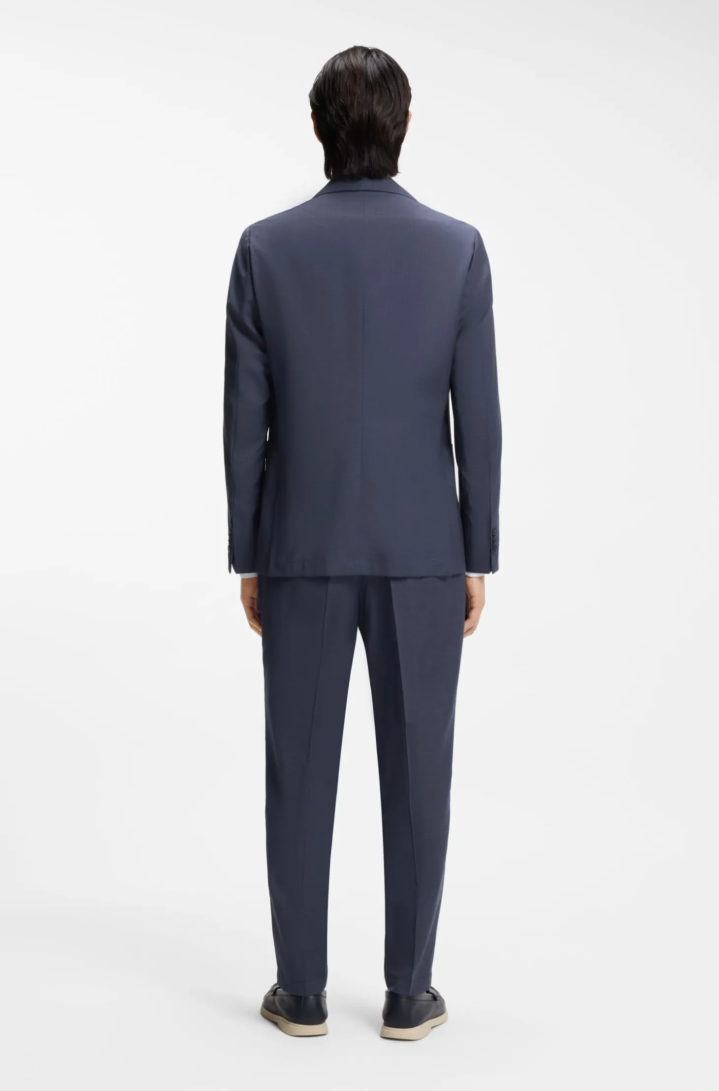 Slim-Fit Sakko aus waschbarer AirWool
