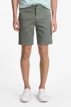 Slim-Fit Shorts aus elastischem Baumwoll-Twill