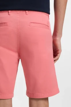 Slim-Fit Shorts aus elastischem Baumwoll-Twill