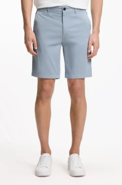 Slim-Fit Shorts aus elastischem Baumwoll-Twill