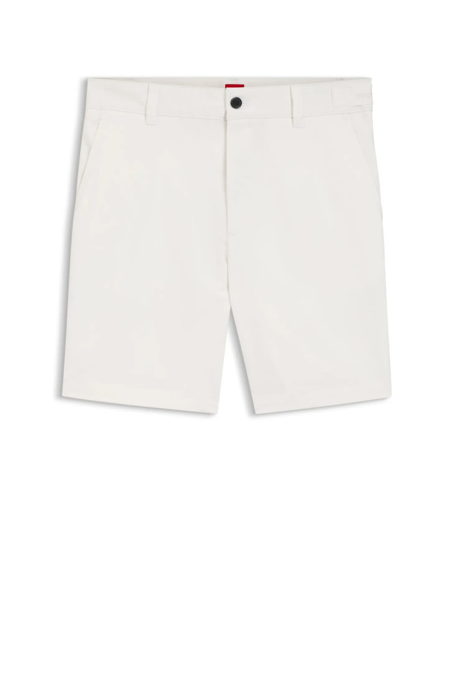 Slim-Fit Shorts aus merzerisierter Stretch-Baumwolle