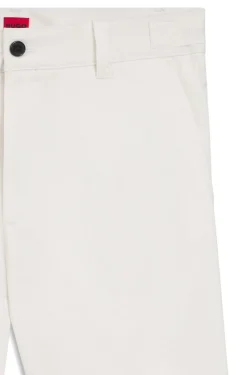 Slim-Fit Shorts aus merzerisierter Stretch-Baumwolle