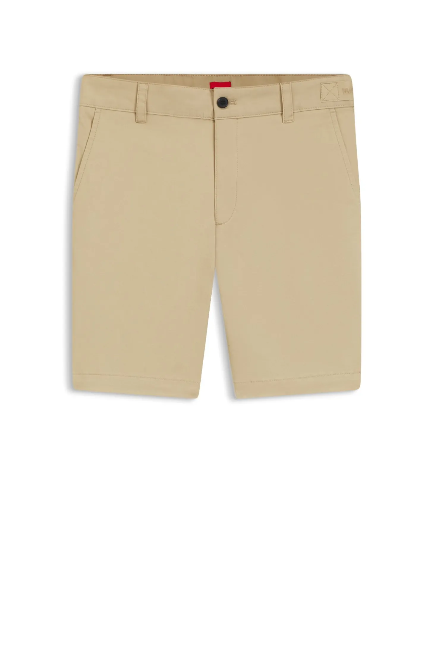 Slim-Fit Shorts aus merzerisierter Stretch-Baumwolle