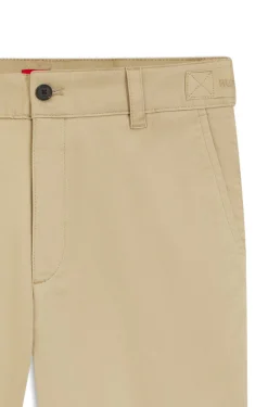 Slim-Fit Shorts aus merzerisierter Stretch-Baumwolle