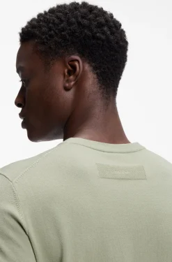 Slim-Fit Strick-T-Shirt