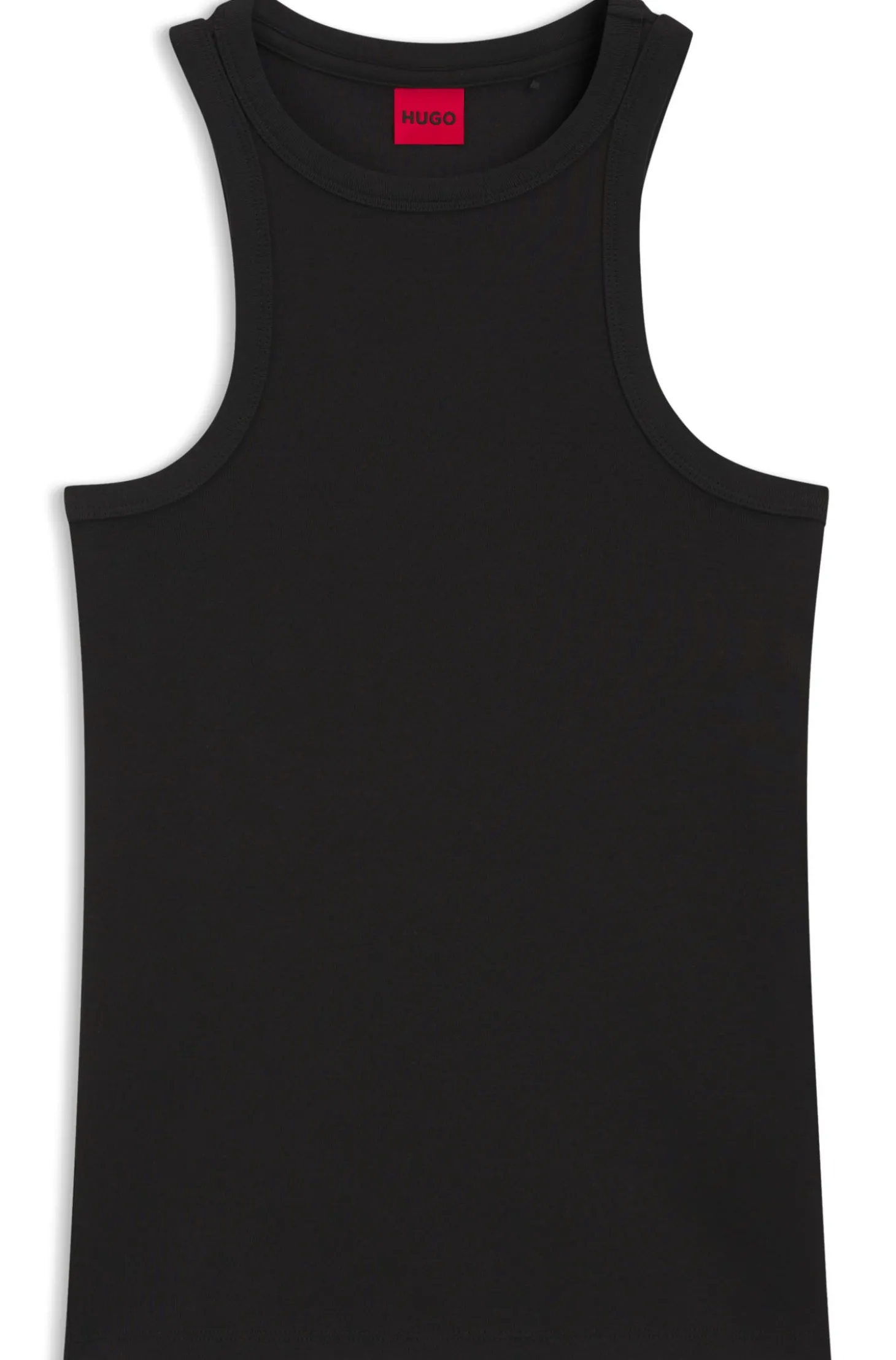 Slim-Fit Tanktop aus elastischem Baumwoll-Mix