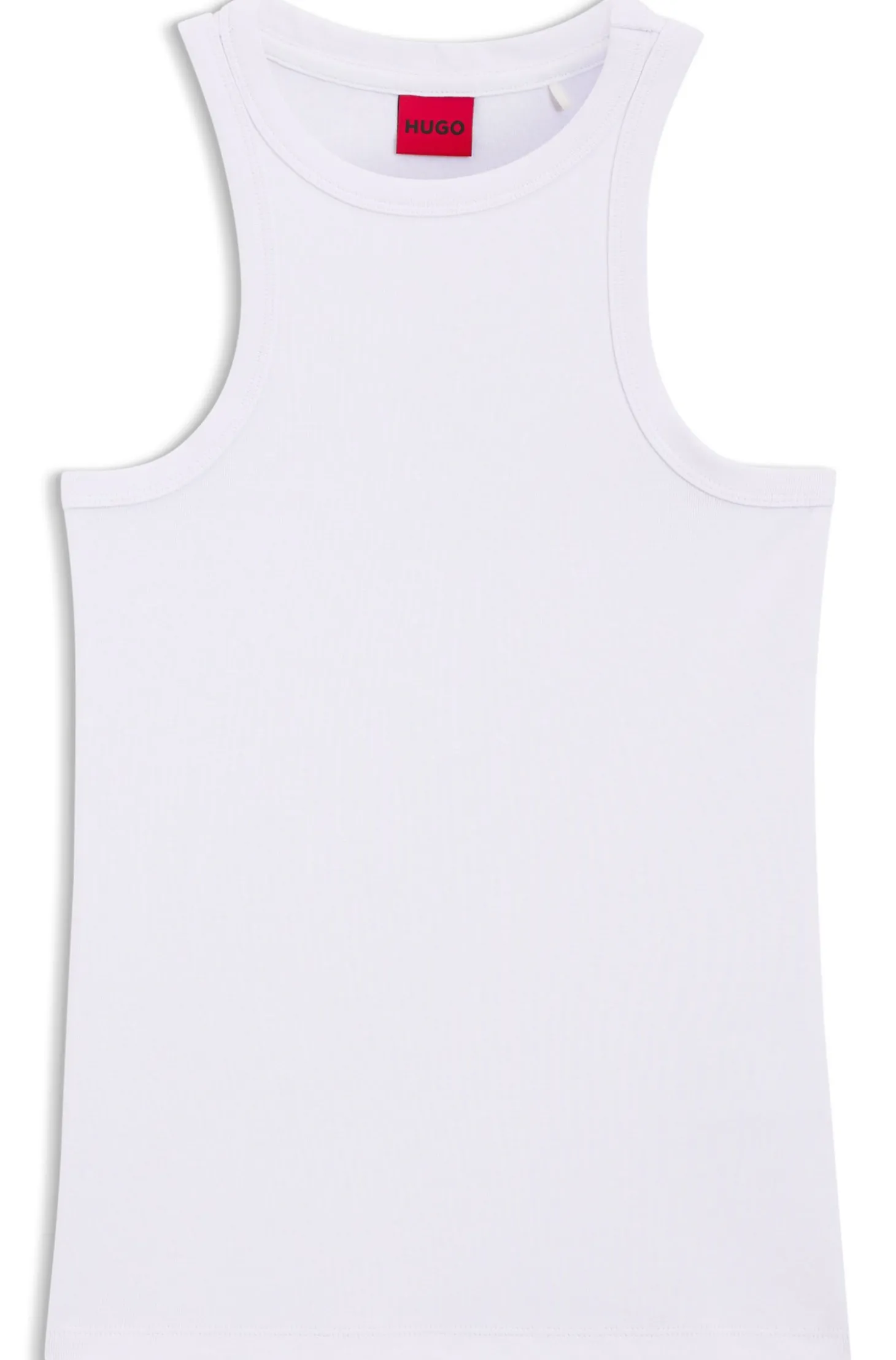 Slim-Fit Tanktop aus elastischem Baumwoll-Mix