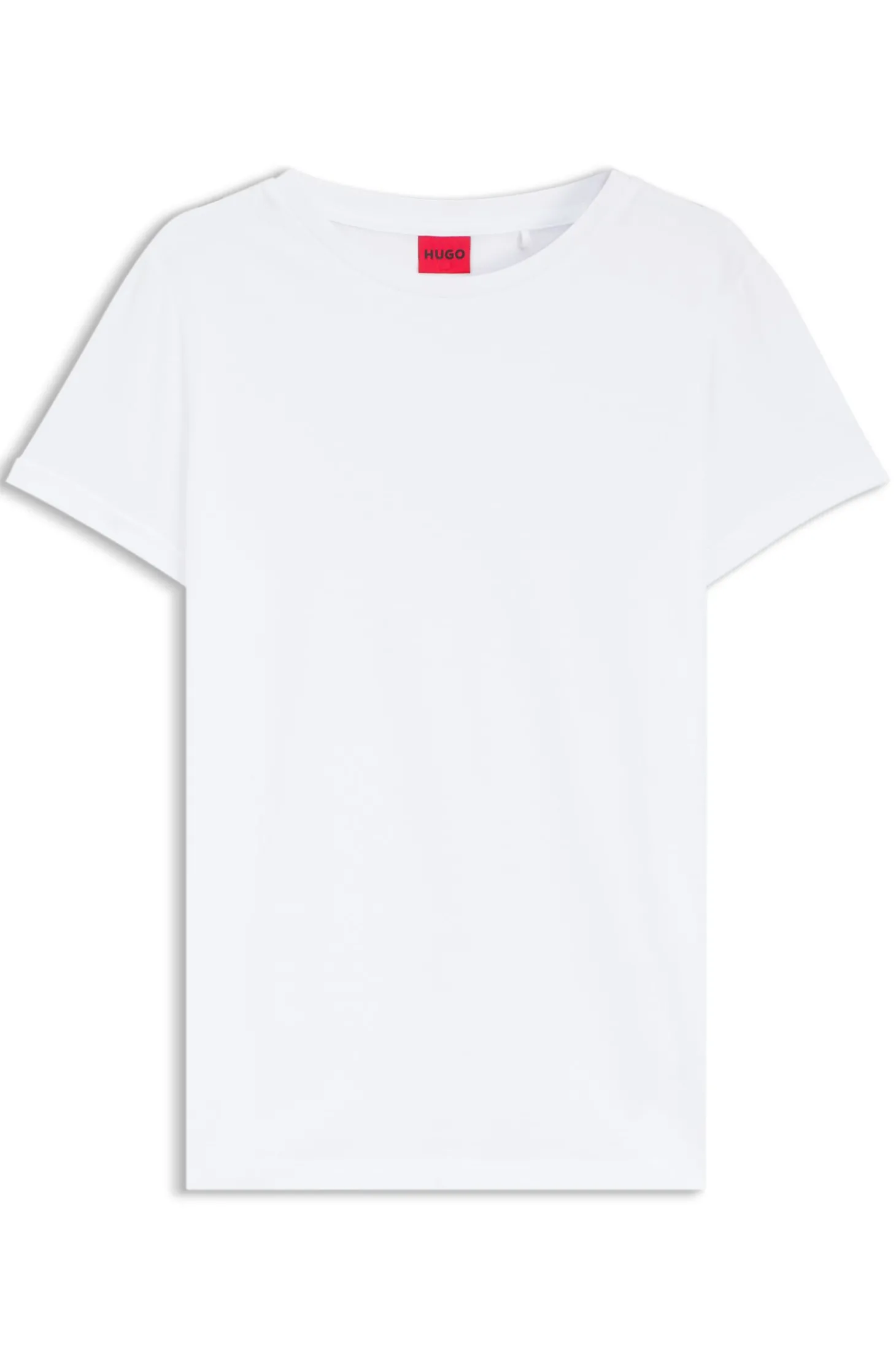 Slim-Fit T-Shirt aus Baumwolle mit umgeschlagenen Ärmeln
