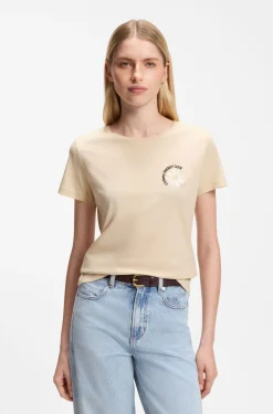 Slim-Fit T-Shirt aus Baumwoll-Jersey mit Artwork-Print